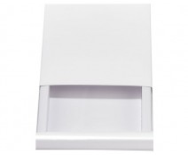 Windowbox mini with sleeve 105x105x18mm Duomat-white/Shiny white